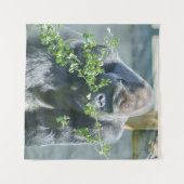 Silverback Snacktijd Wandkleed (Voorkant (horizontaal))