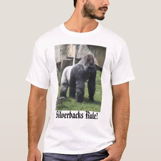 Silverbacks, Silverbacks Rule! T-shirt (Voorkant)