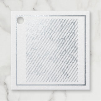 SilverBasket zonder handvat Kerstmis Bedankjes Labels