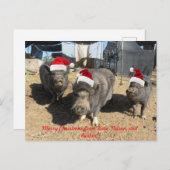 Silverbells Kerst Kaart! Feestdagenkaart (Voorkant / Achterkant)