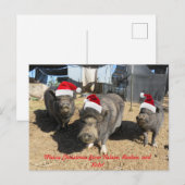 Silverbells Kerst Kaart! Feestdagenkaart (Voorkant / Achterkant)