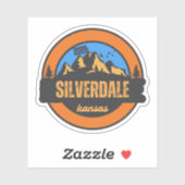 Silverdale, Kansas Sticker (Vel)