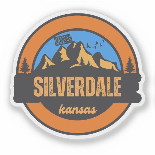 Silverdale, Kansas Sticker (Voorkant)