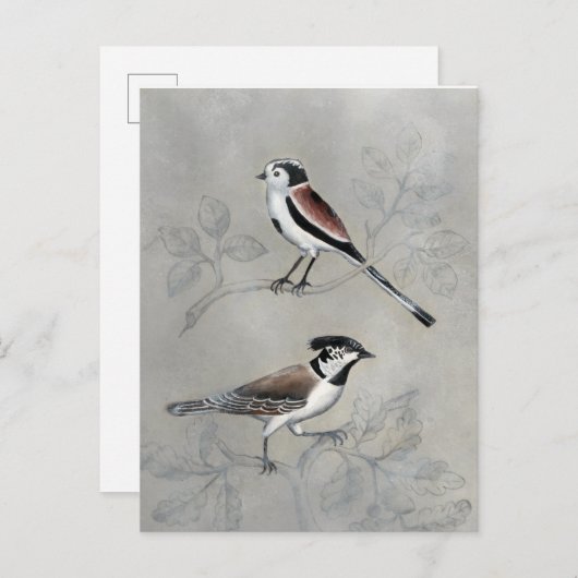 Silvered Aviary | A Paar Briefkaart (Voorkant / Achterkant)