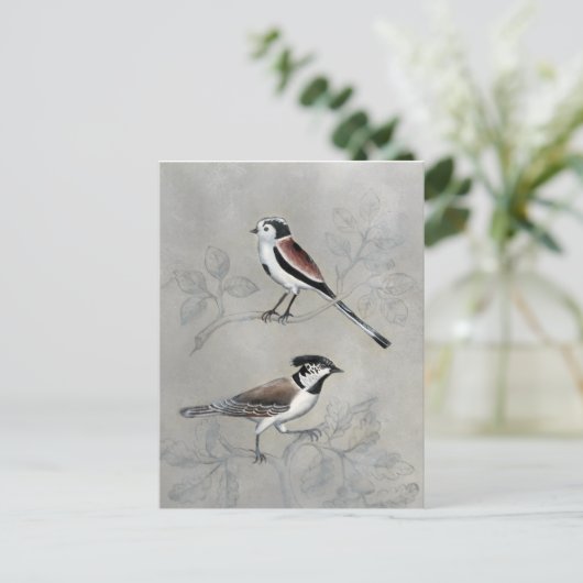 Silvered Aviary | A Paar Briefkaart (Staand voorkant)