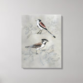 Silvered Aviary | A Paar Canvas Afdruk (Voorkant)