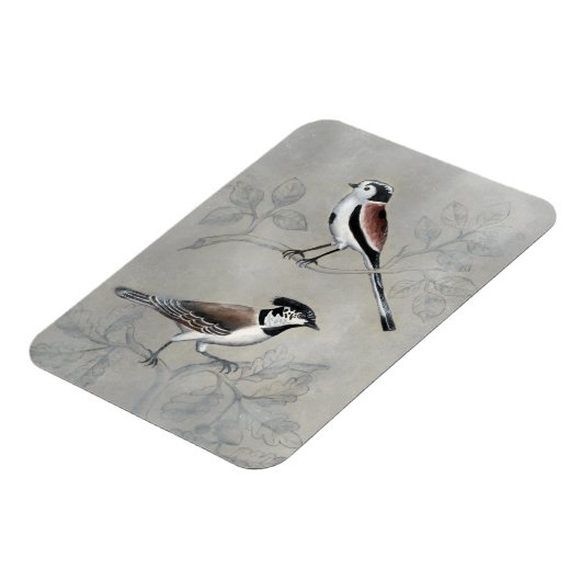 Silvered Aviary | A Paar Magneet (Linkerzijde)