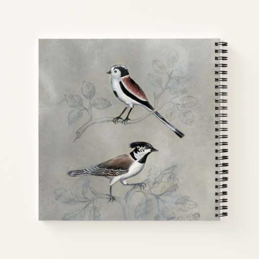Silvered Aviary | A Paar Notitieboek (Achterkant)