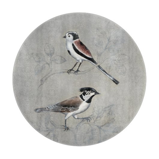 Silvered Aviary | A Paar Snijplank (Voorkant)