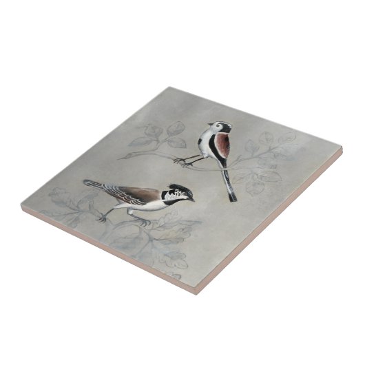 Silvered Aviary | A Paar Tegeltje (Zijkant)