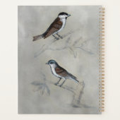 Silvered Aviary | Een paar vogels Planner (Achterkant)