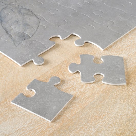 Silvered Aviary | Vogelpaar Legpuzzel (Zijkant)