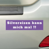 Silvereisen kann mich mal Autoaufkleber Bumpersticker (Op auto)