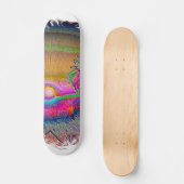 SilverLake Sunset 1 oval, Art Signature Skateboard (Voorkant)