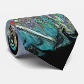 Silverlake Sunset Negative Oval 2 Stropdas (Opgerold)