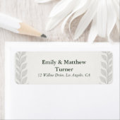 Silverleaf Elven Wedding Etiket (Insitu)