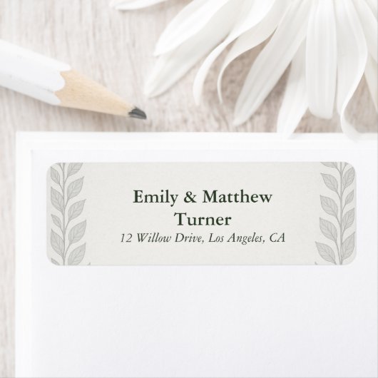 Silverleaf Elven Wedding Etiket (Insitu)