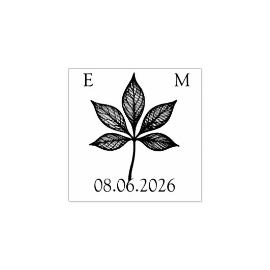 Silverleaf Elven Wedding Rubberstempel (Afrduk)