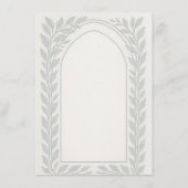 Silverleaf Elven Wedding – Woodland Theme Informatiekaartje (Achterkant)