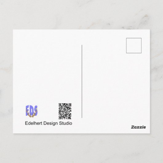 Silverlining Clouds Cust. Een leuk dag Briefkaart (Achterkant)