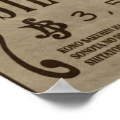 Silvers Rayleigh Dark King One Piece Gezochte Boun Poster (Hoek)