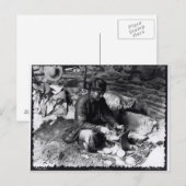 Silversmith at work, c.1914 briefkaart (Voorkant / Achterkant)