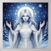 SilverSnowQueen  Poster (Voorkant)