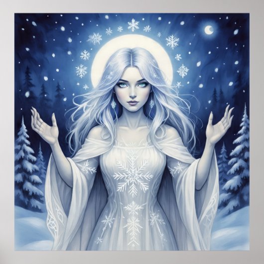 SilverSnowQueen  Poster (Voorkant)