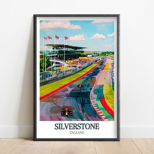 Silverstone Poster-Silverstone Print - Silverstone