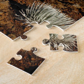 Silversword op Haleakala Crater Rim van dichtbij Legpuzzel (Zijkant)