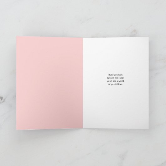 Silvertip Shark "Soms lijkt het" Aanmoediging Kaart (Binnen)