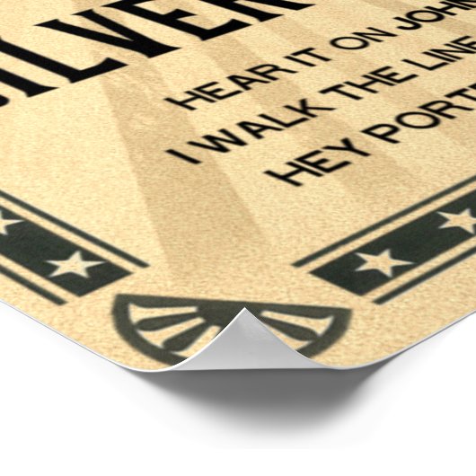 Silverton 1300-versterkerPoster Poster (Hoek)