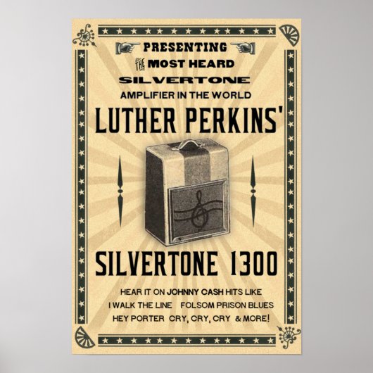 Silverton 1300-versterkerPoster Poster (Voorkant)