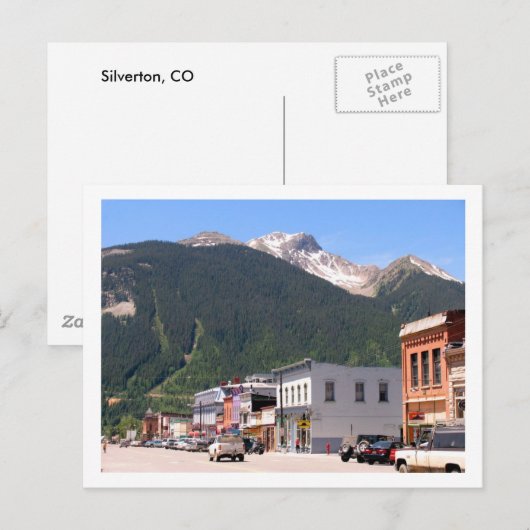 Silverton, CO Briefkaart (Voorkant / Achterkant)