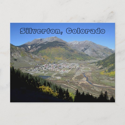 Silverton Colorado Briefkaart (Voorkant)