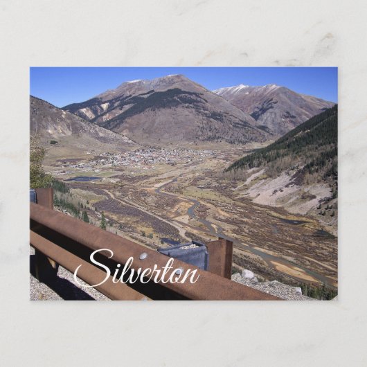 Silverton Colorado Briefkaart (Voorkant)