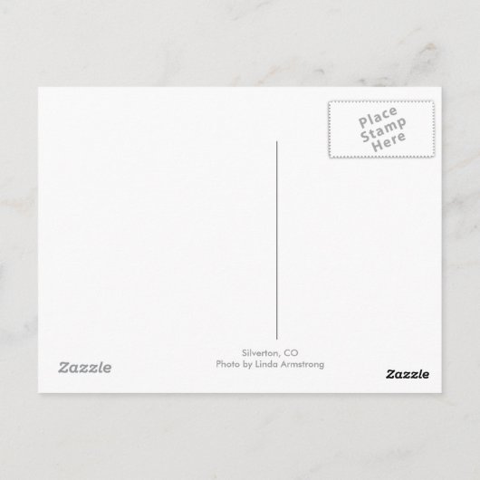 Silverton, Colorado Briefkaart (Achterkant)