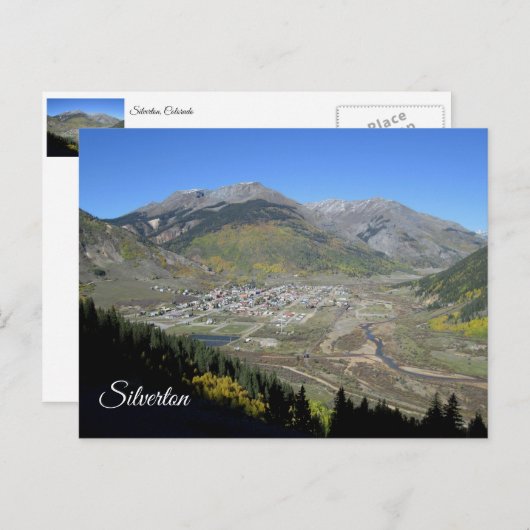 Silverton Colorado Briefkaart (Voorkant / Achterkant)