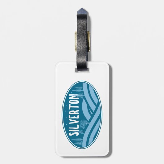 Silverton Colorado buitenshuis Bagagelabel (Achterkant verticaal)