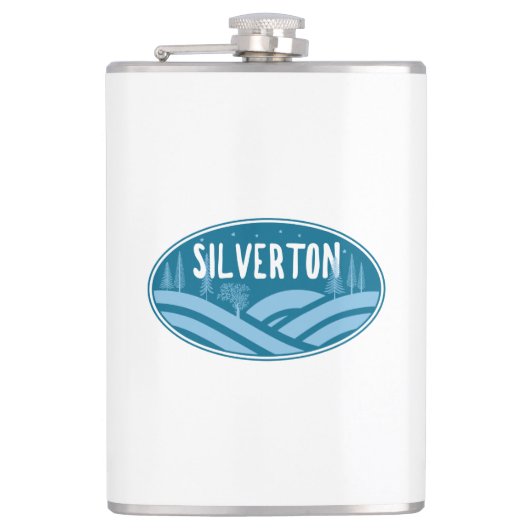 Silverton Colorado buitenshuis Heupfles (Voorkant)