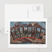 Silverton, Colorado - grote letterscènes Briefkaart (Voorkant / Achterkant)