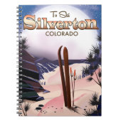 Silverton Colorado skiposter Notitieboek (Voorkant)