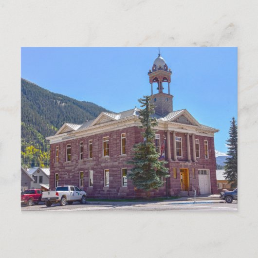Silverton, Colorado, Stadhuis Briefkaart (Voorkant)