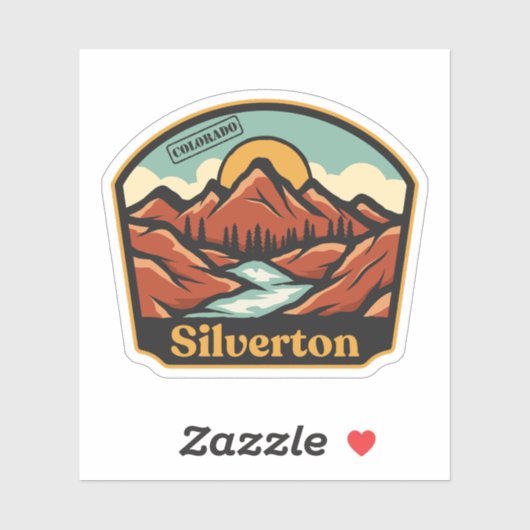 Silverton, Colorado Sticker (Vel)