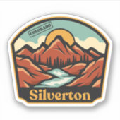 Silverton, Colorado Sticker (Voorkant)