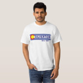 Silverton Colorado t-shirt lokale waarde vlag (Voorkant volledig)