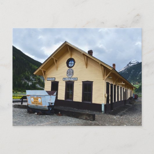 Silverton, Colorado, Train Depot Briefkaart (Voorkant)