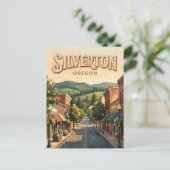 Silverton Oregon Briefkaart (Staand voorkant)