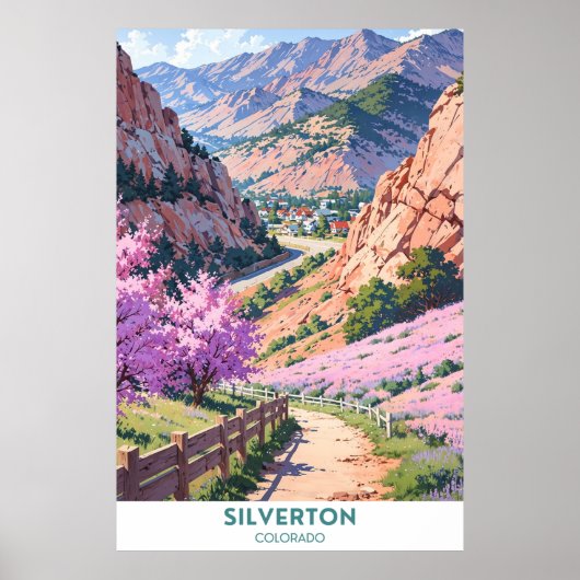Silverton- Schilderachtig Drive- Amsterdam Poster (Voorkant)