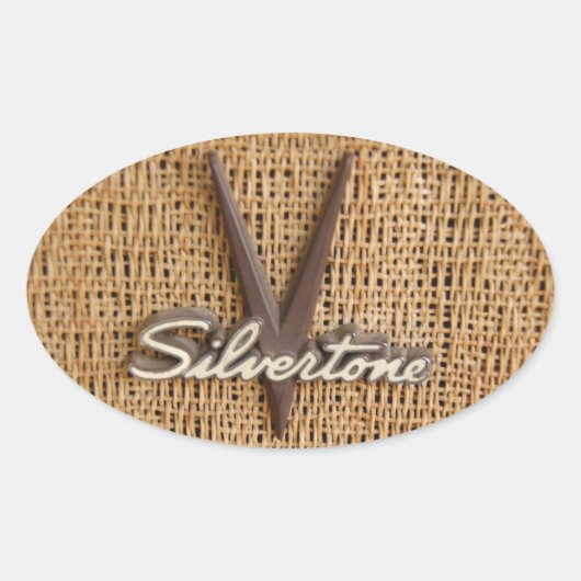 Silvertone 'V' Logo Sticker (Voorkant)